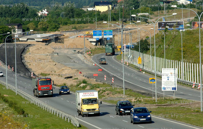 Trasa WZ ul. Armii Krajowej pomiedzy Ujesciskiem a...