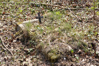 Grobowiec rodziny Gralathow i groby  na opuszczonym...
