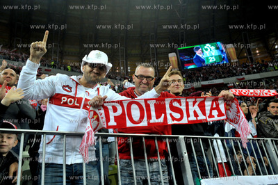 Gdansk. PGE Arena. Mecz towarzyski Polska- Dania. Nz....