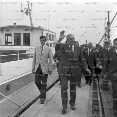 Edward Gierek w Gdansku 18.07.74 Fot. Zbigniew Kosycarz...