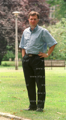 Jacek Karnowski - prezydent Sopotu.6.08.2002fot....