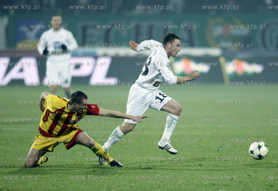 Gdansk. Mecz o mistrzostwo Ekstraklasy Lechia Gdansk...