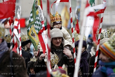Orszak trzech kroli przeszedl ulicami Gdanska.
06.01.2012
fot....