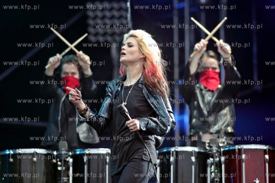 Gdynia. Heineken Open'er Festival. Koncert na scenie...
