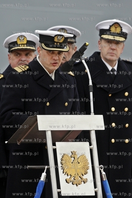 Gdynia Oksywie. Port Wojenny. Uroczystosc objecia przez...