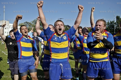 Sopot. I Liga Rugby. Mecz Ogniwo Sopot - Juvenia Krakow....
