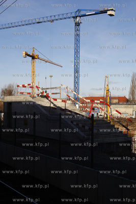 Budowa centrum handlowego w okolicach dworca PKP Gdansk...