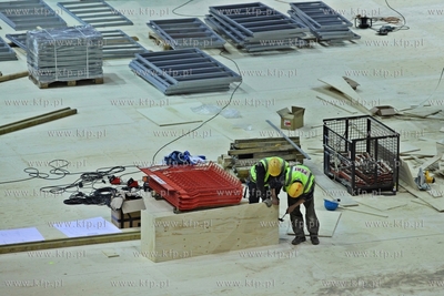 Przygotowania Ergo Areny do Halowych Lekkoatletycznych...