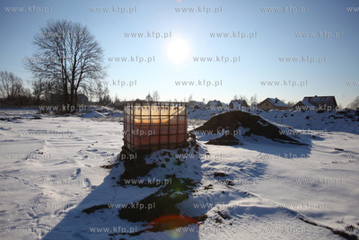 Wislinka. Miejsce, wktorym wykopywano bursztyn.
24.01.2014
fot....