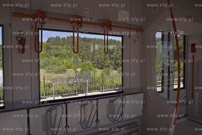 Przejazd i prezentacja składu PKM ze stacji Niedźwiednik...