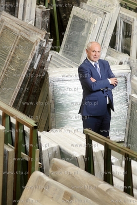 Prezes bytowskiej firmy Drutex, Leszek Gierszewski...