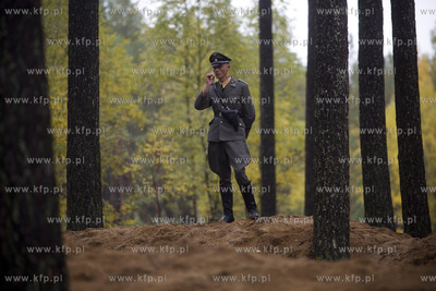 Lasy piaśnickie koło WejherowaPlan zdjęciowy filmu...