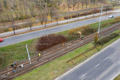 Remont dojazdów do pętli tramwajowej Zaspa w Gdańsku....