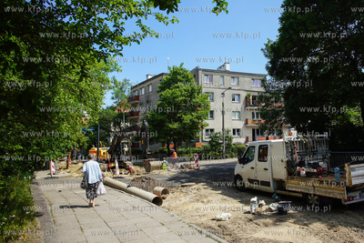 Sopot, Remont ulicy 3 maja w Sopocie. 29.06.2022 /...