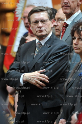 Obchody 40-lecia Uniwersytetu Gdanskiego. n/z prof....