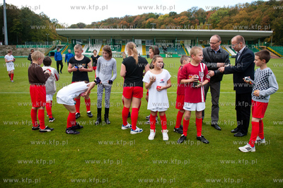 Gdansk. Stadion MOSiR przy ul. Traugutta. Akcja Polska...
