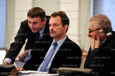 Gdansk. Nowy Ratusz. Sesja Rady Miasta Gdanska. 
Nz...