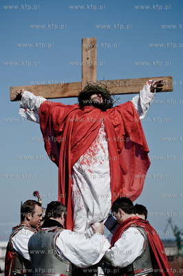 Wielki Piatek. Misterium Meki Panskiej na ulicach Gdanska....