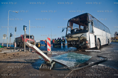 Gdansk. Skrzyzowanie ulic Wosia Budzysza i majora Henryka...