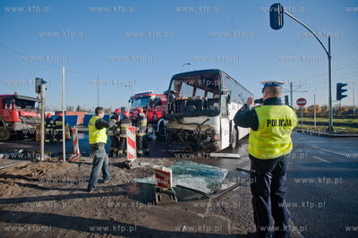 Gdansk. Skrzyzowanie ulic Wosia Budzysza i majora Henryka...