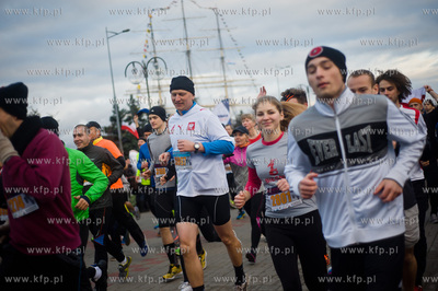 Gdynia. Skwer Kosciuszki. Start Biegu Niepodleglosci.
11.11.2013
fot....