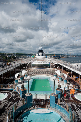 Port w Gdyni. Nabrzeze Francuskie. Wizyta wycieczkowca...