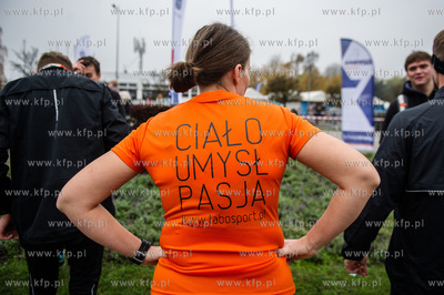 Gdynia. Skwer Kosciuszki. Start Biegu Niepodleglosci....