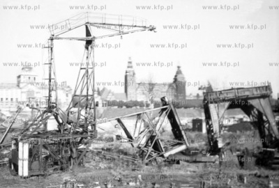 Szczecin tuz po zakonczeniu II wojny swiatowej. 1946...