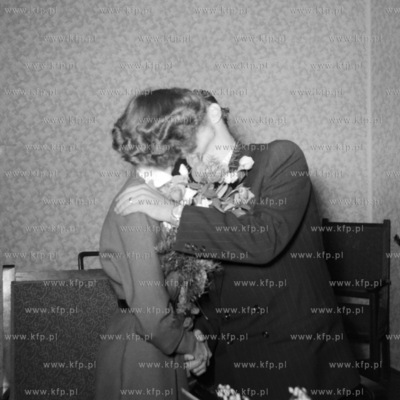 Zakochana para. 
1959
0001524z
Fot. Zbigniew Kosycarz...