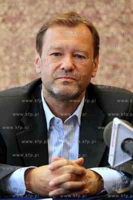 Sopot. Hotel Europa. Konferencja prasowa kandydata...