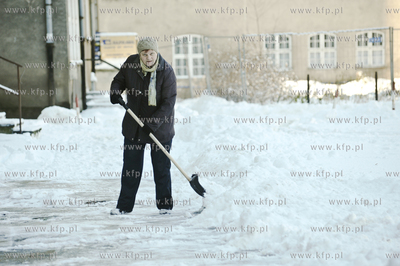 Grudniowy atak zimy na ulice Gdanska. 09.12.2010 Fot.Michal...