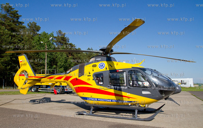 Port Lotniczy Gdansk im. Lecha Walesy. Nz. Eurocopter...