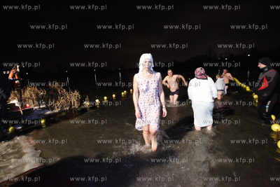 Kaliningrad, Rosja. Swieto Chrztu Panskiego podczas...