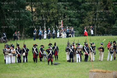 Rekonstrukcja bitwy z okresu kampanii napoleonskiej...
