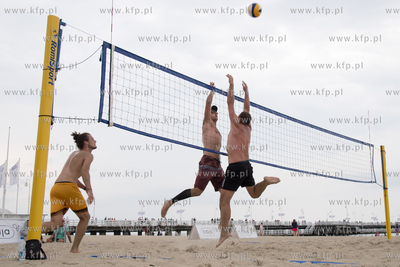 Sopot, plaża. Mecze siatkówki plażowej przy molo
23.07.2022
fot....
