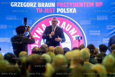 Gdańsk. Hotel Novotel. Spotkanie w kandydatem na prezydenta...