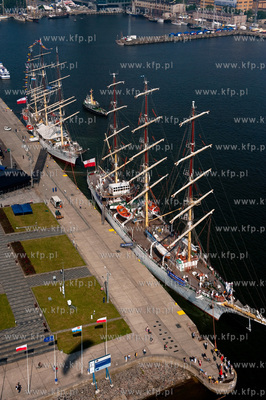 Tall Ships' Races 2009 w Gdyni z lotu ptaka. Zlot Wielkich...