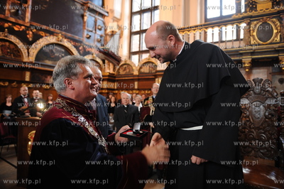 Gdansk, Dwor Artusa. Po raz kolejny wreczono medale...