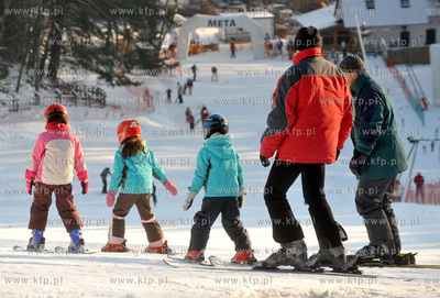 Stok narciarski i saneczkowy na Lysej Gorze w Sopocie....