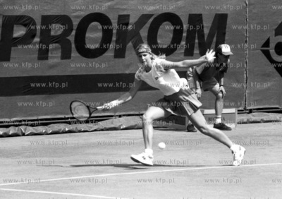 Turniej tenisowy PROKOM Open w Sopocie. 8.08.1994:...