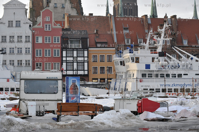 Gdansk. Pozostalosci po letnim ogrodku gastronomicznym...