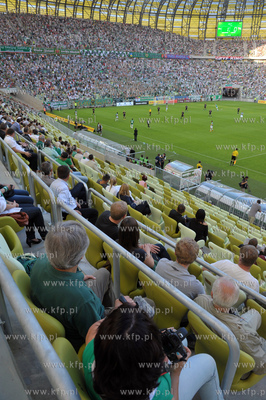 Mecz inauguracyjny na PGE Arena w Gdansku pomiedzy...