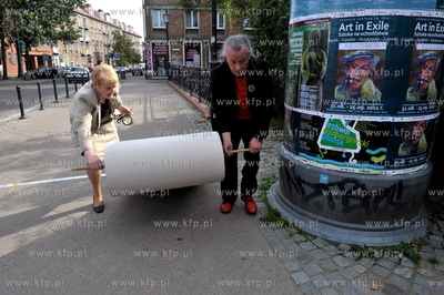 Akcja literacka "Bez cenzury" . Na Placu Heweliusza...