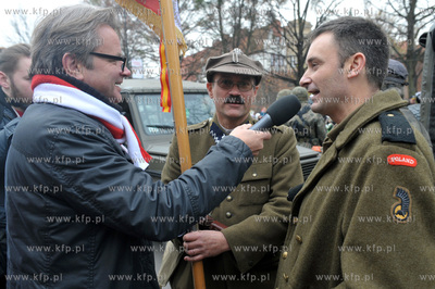 Gdanska Parada Niepodleglosc na ul. Podwale Staromiejskie....