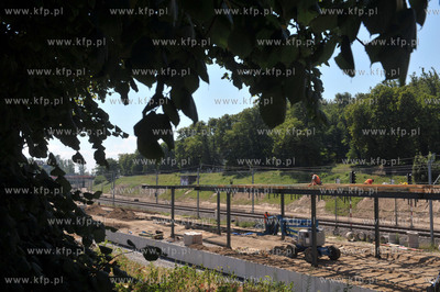 Budowa przystanu SKM Srodmiescie. 22.07.2014 fot. Maciej...