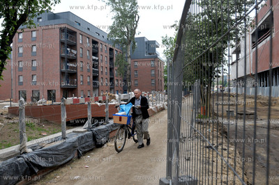 Gdansk Wrzeszcz. Osiedle Browar Gdanski podczas dnia...