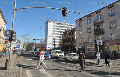 Gdańsk Wrzeszcz. Ul. Mieszewskiego.  10.03.2010 Fot....