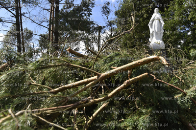 Skutki wichury na Pomorzu. Orlik na Kaszubach w gminie...