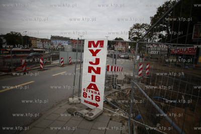 Gdansk. Przebudowa skrzyzowania  ul. Grunwaldzka z...