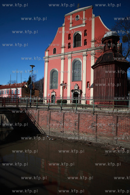 Gdansk Orunia. Kościół św. Ignacego, który jest...
